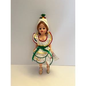 Madame Alexander 9” Lucy’s Rhumba Girl Doll Fruit Hat & Flouncy Dress